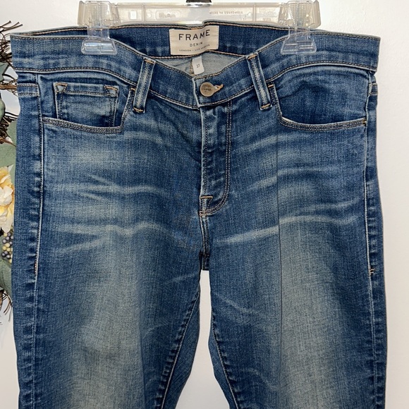 Frame Denim Le Garçon Slim Straight Boyfriend Jeans - Picture 3 of 11